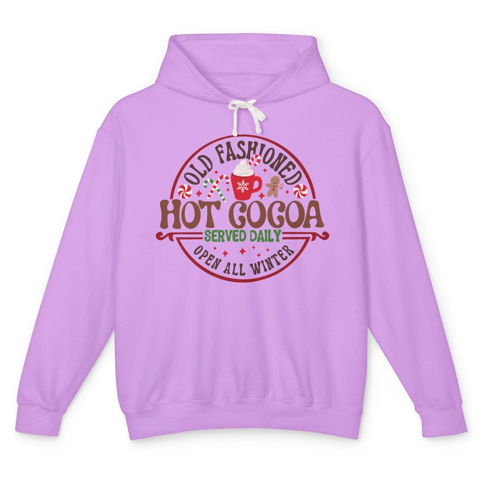 Christmas Gingerbread Hot Cocoa Hot Chocolate Christmas Unisex Lightweight Hoodie