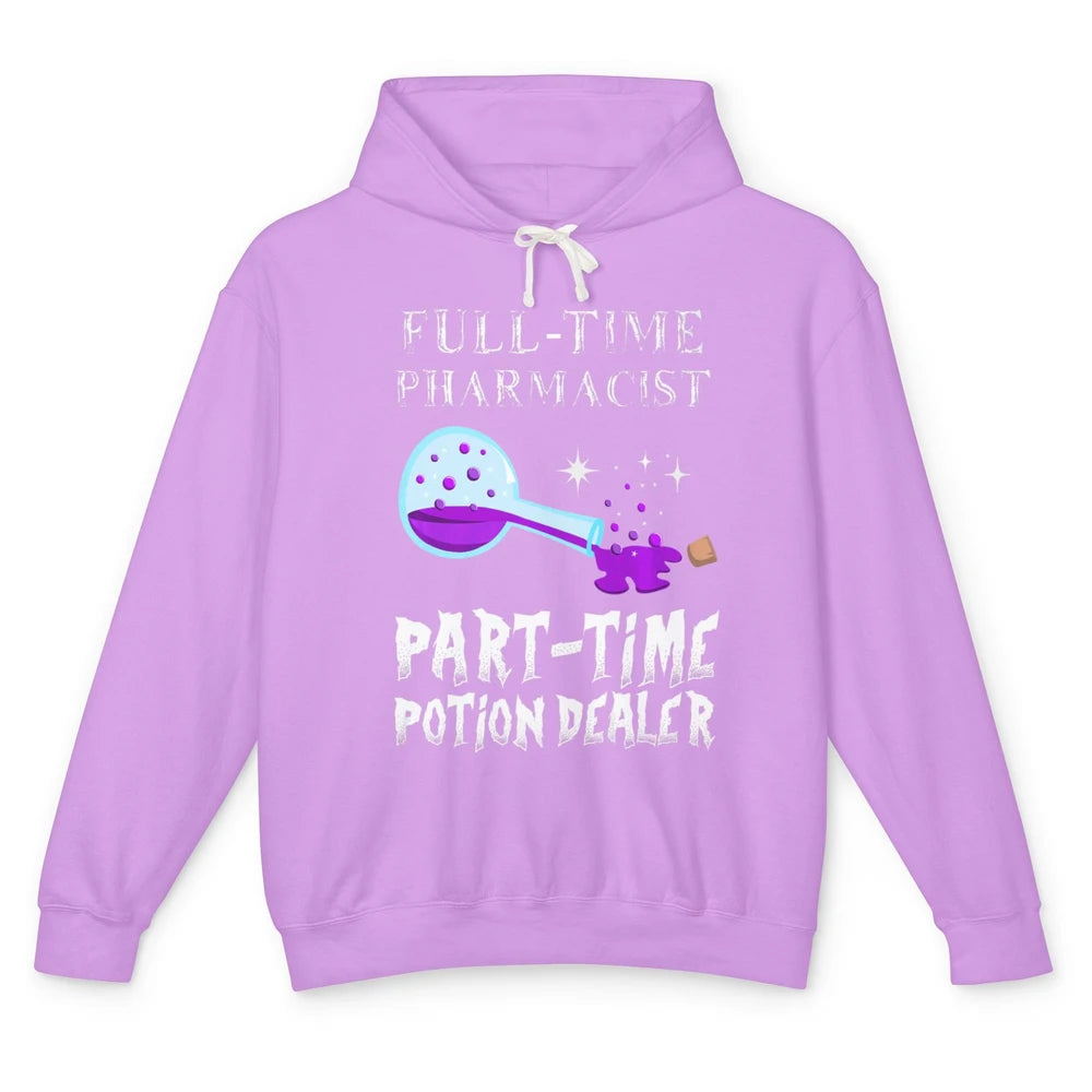 Bottle Potion Dealer Gothic Full Time Pharmacist Aesthetic Unisex Lightweight Hoodie