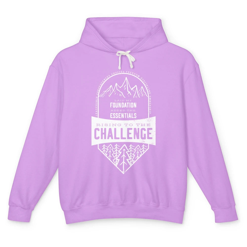 Challenge A Leadership Rising To The Challenge Homeschooling Unisex Lightweight Hoodie