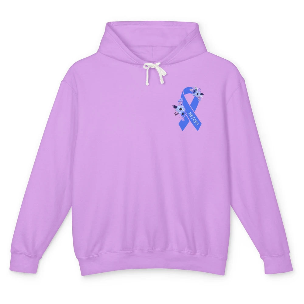 ME/CFS Chronic Fatigue Syndrome Awareness Ribbon Pocket Size Unisex Lightweight Hoodie