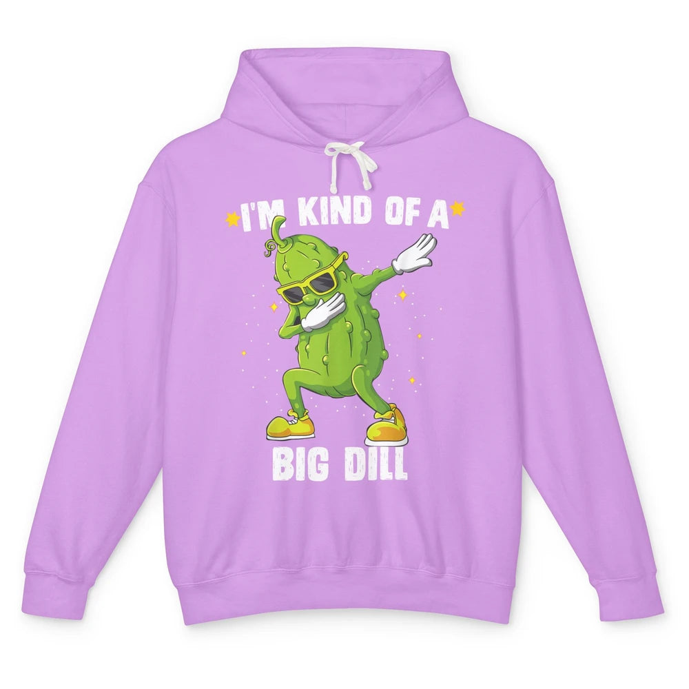 I’m Kind Of Big Dill Pickle Dabbing Cucumber Halloween Unisex Lightweight Hoodie