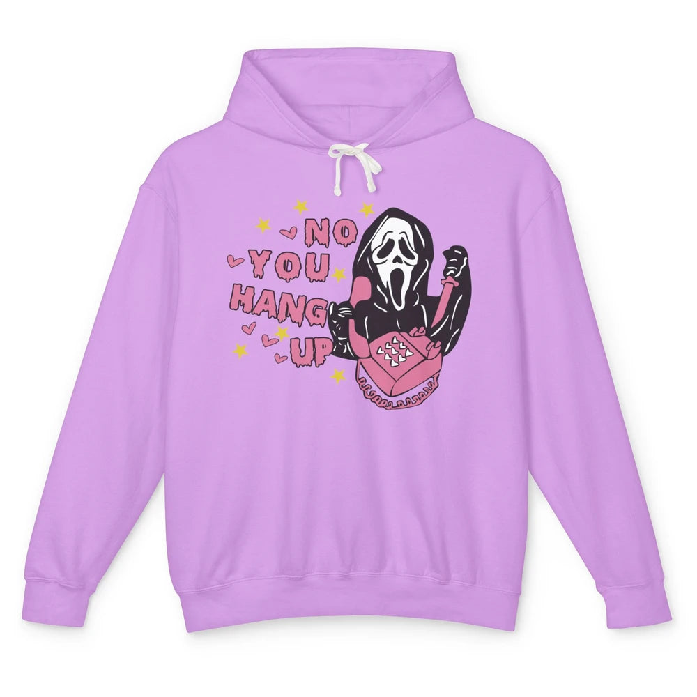 Funny Ghost Telephone No You Hang Up Halloween Costume Gift Unisex Lightweight Hoodie