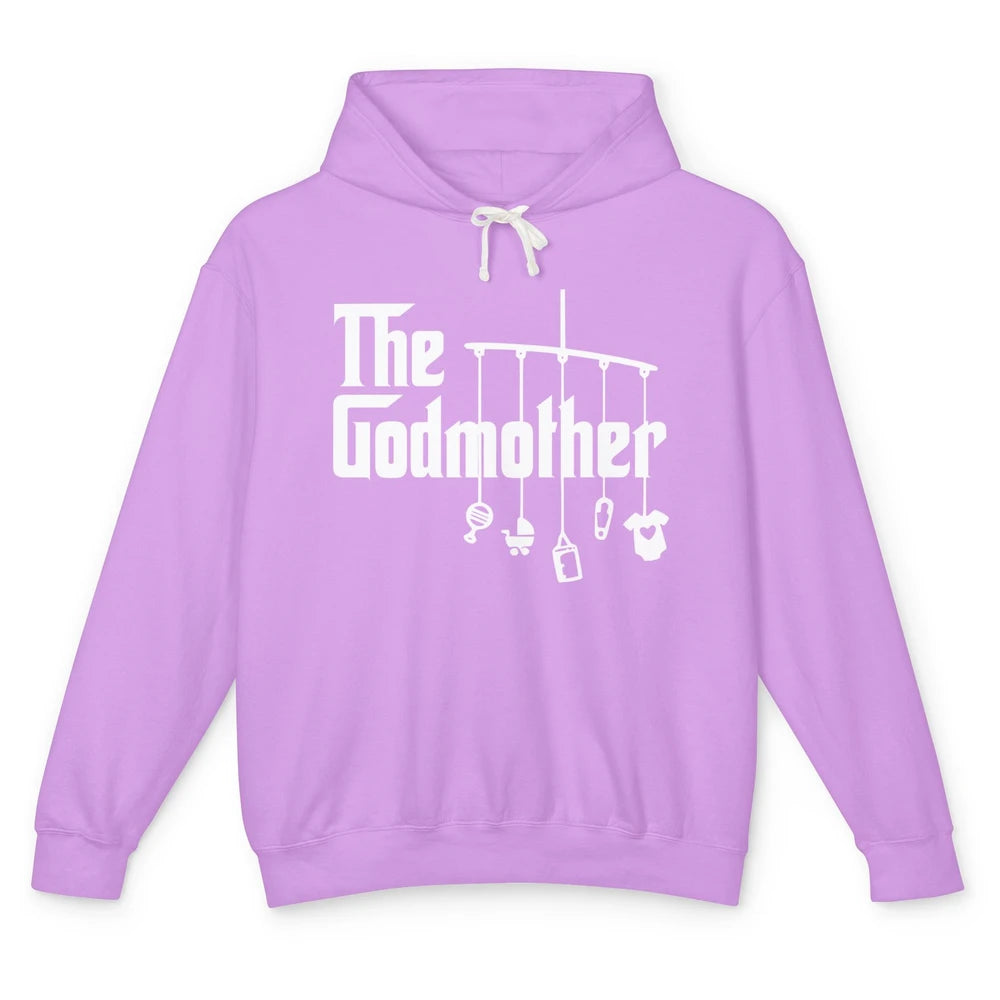 The Godmother First Mother's Day Mom Gift God Mother Unisex Lightweight Hoodie