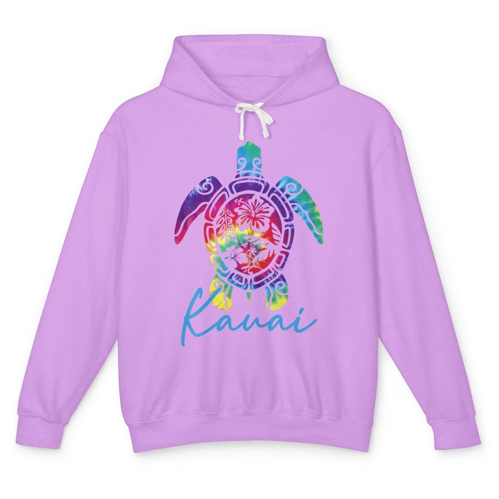 Cute Hawaiian Sea Turtle Kauai Hawaii Island Vacation Beach Unisex Lightweight Hoodie