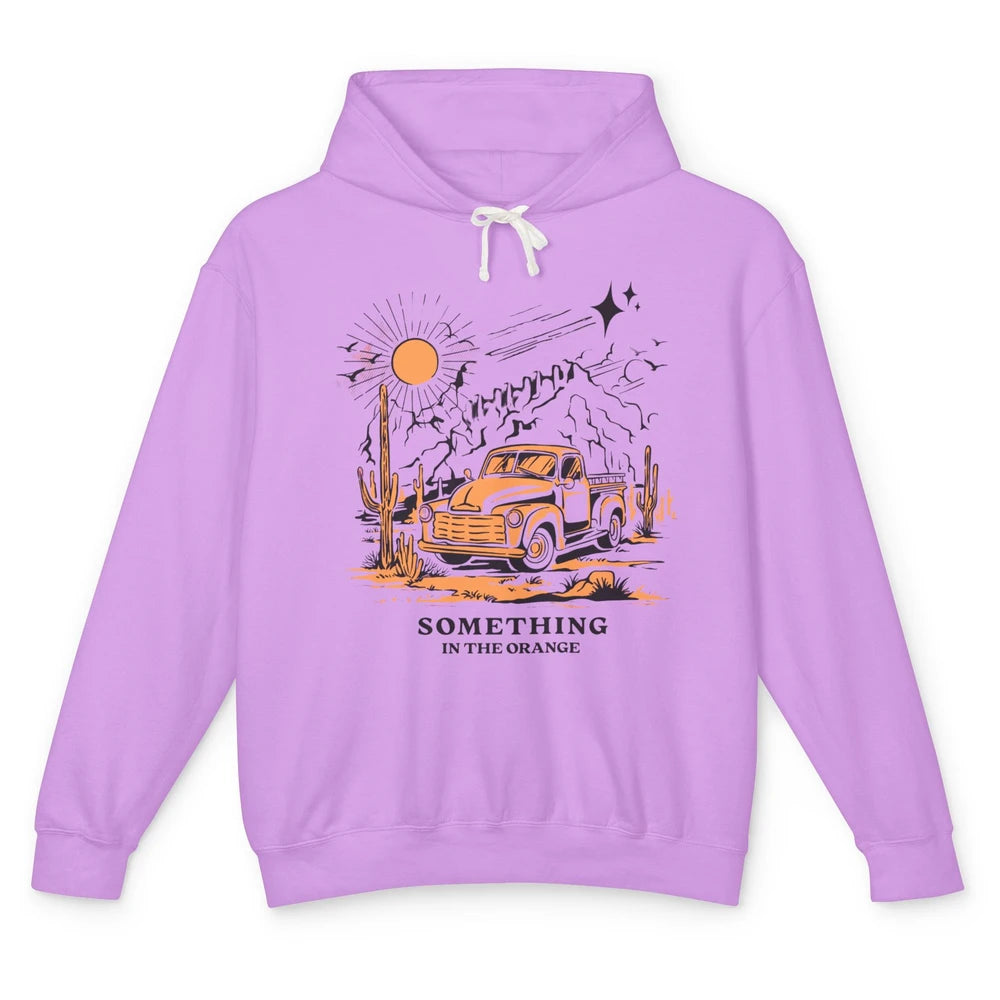 Retro Desert Sunset Something In The Orange Western Country Unisex Lightweight Hoodie