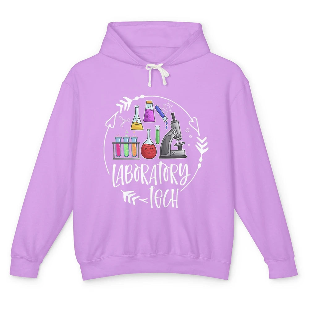 Cute Laboratory Tech Lab Week Medical Laboratory Scientist Unisex Lightweight Hoodie