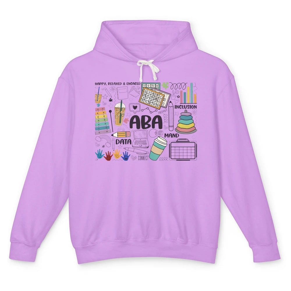 ABA Applied Behavior Analysis Sped Teacher RBT Therapist Unisex Lightweight Hoodie