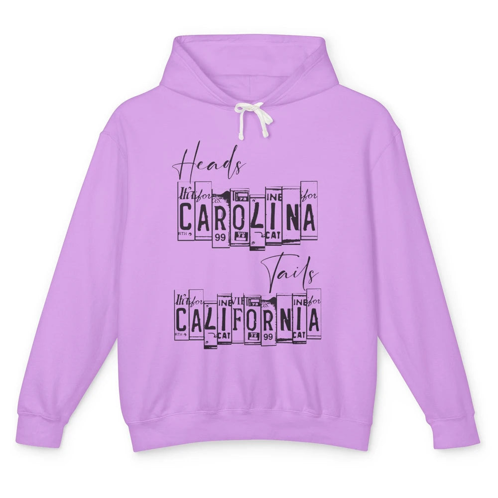 Vintage Heads Carolina Tail California Western Country Music Unisex Lightweight Hoodie