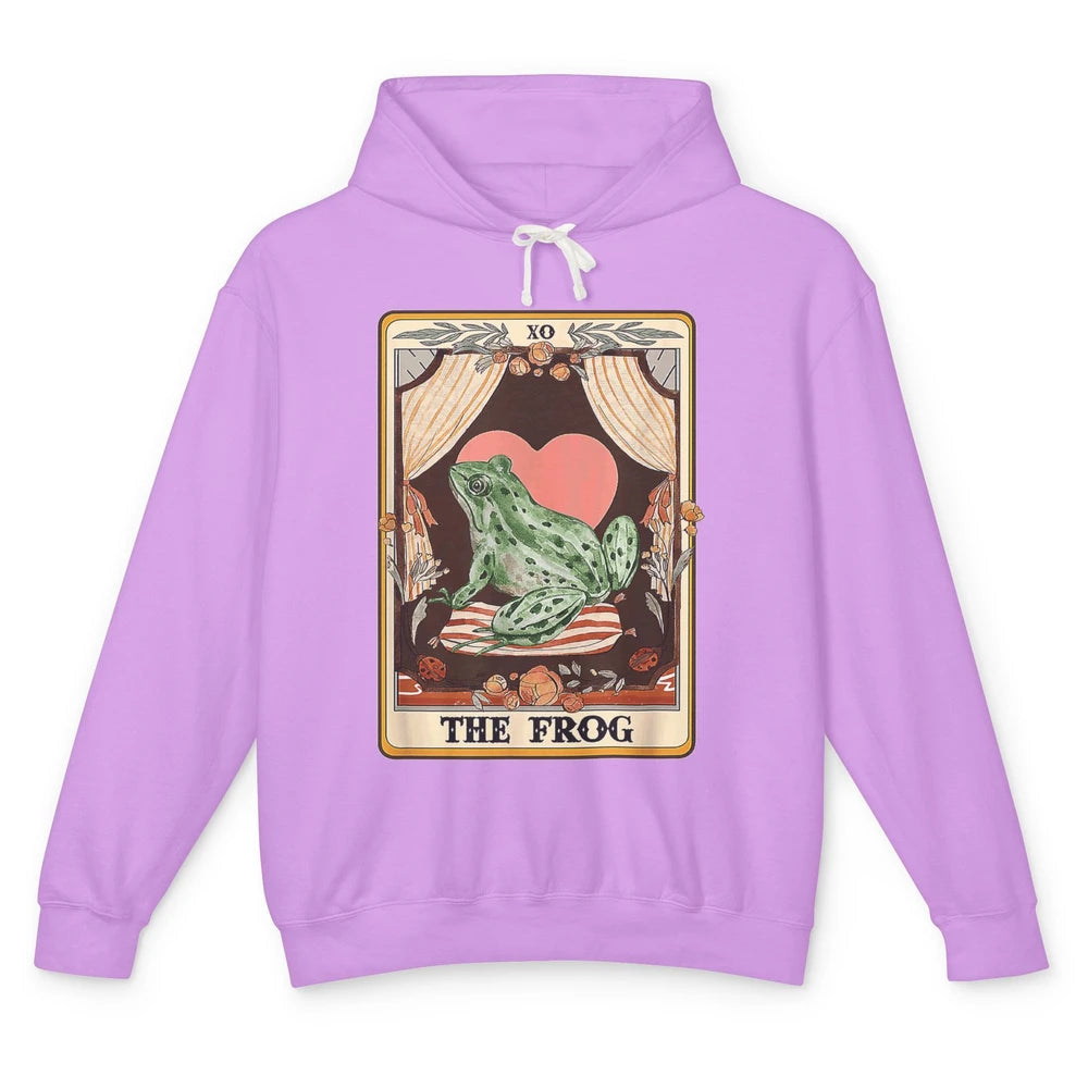 The Ginger Tarot Card Ginger Tabby Cat Ginger Cat Halloween Unisex Lightweight Hoodie