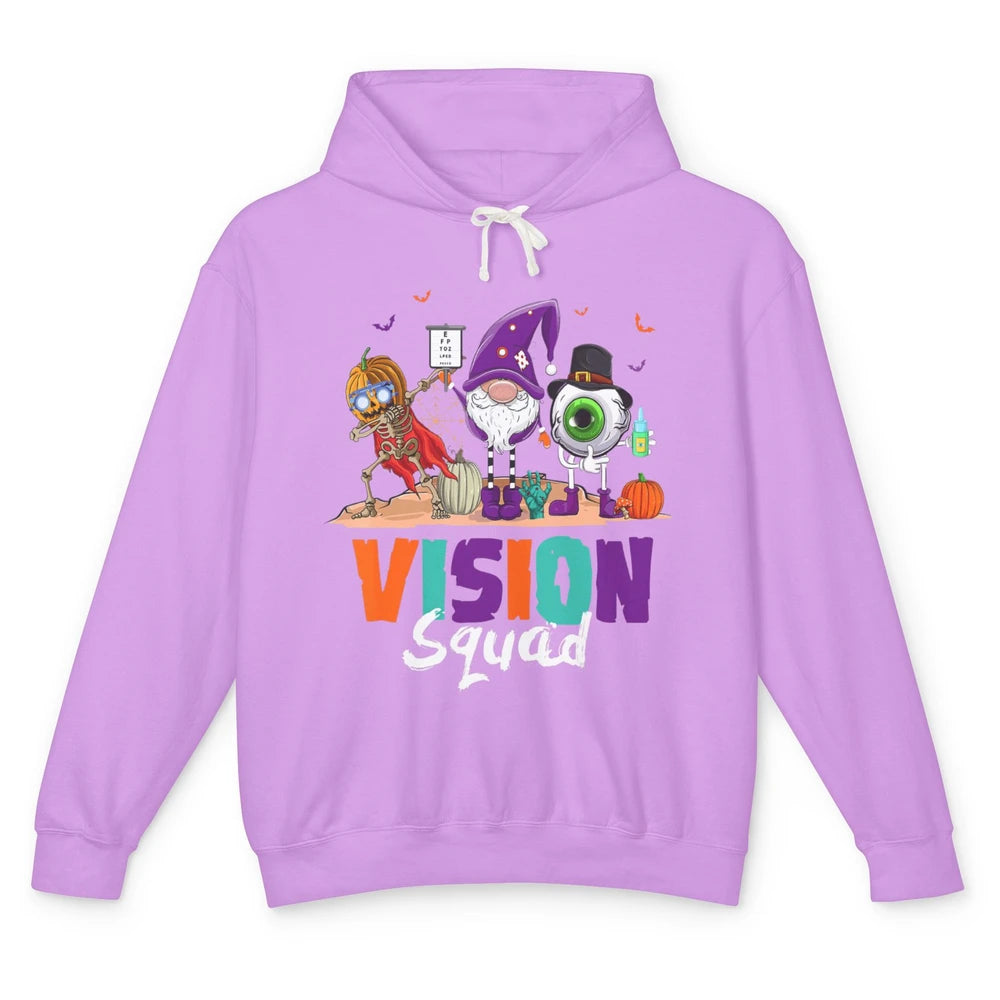 Vision Squad Optometry Optometrist Witch Halloween Spooky Unisex Lightweight Hoodie