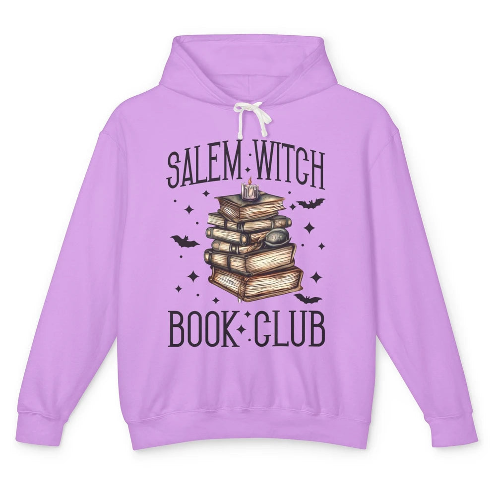 Retro Halloween Salem Witch Book Club Booknerd Reading Lover Unisex Lightweight Hoodie