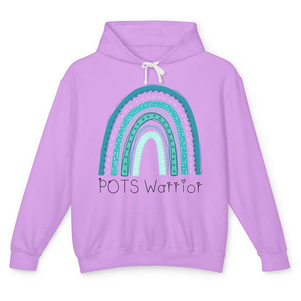 POTS Rainbow Postural Orthostatic Tachycardia Syndrome Unisex Lightweight Hoodie