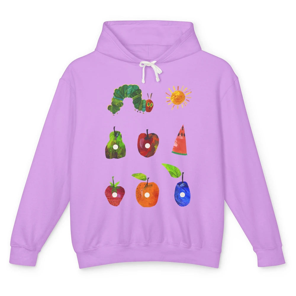 Hungry Caterpillar Fruit Always Hungry Caterpillar Saturday Unisex Lightweight Hoodie