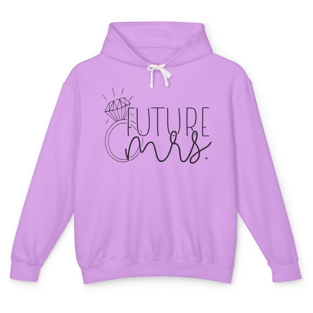 Future Mrs. Bride Squad Engagement Party Bachelorette Gift Unisex Lightweight Hoodie