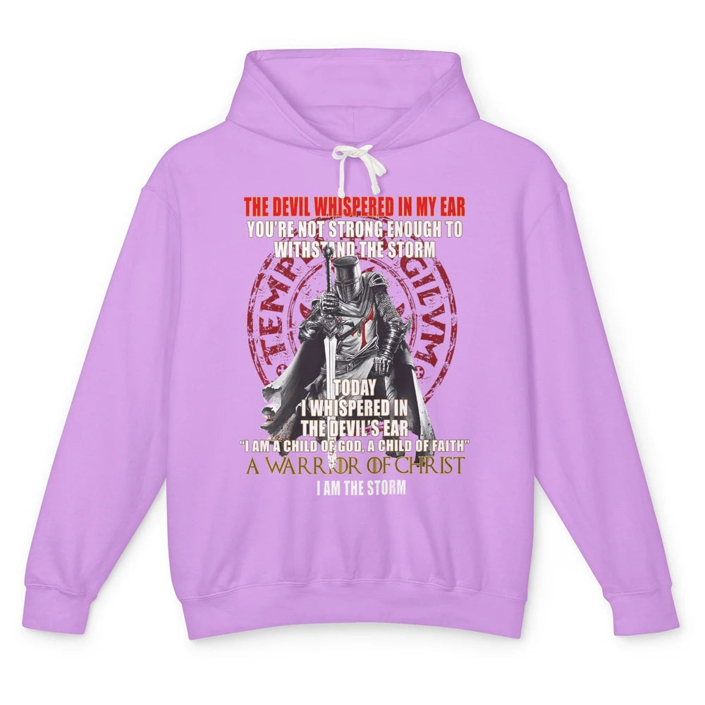 Knight Templar Kneel Before God Warrior Of Christ Jesus Son Unisex Lightweight Hoodie