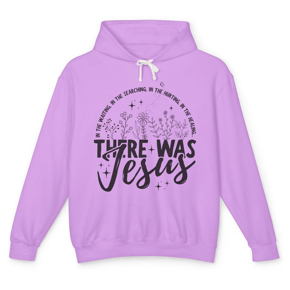 In the Hurting There Was Jesus Boho Christian Bible Floral Unisex Lightweight Hoodie