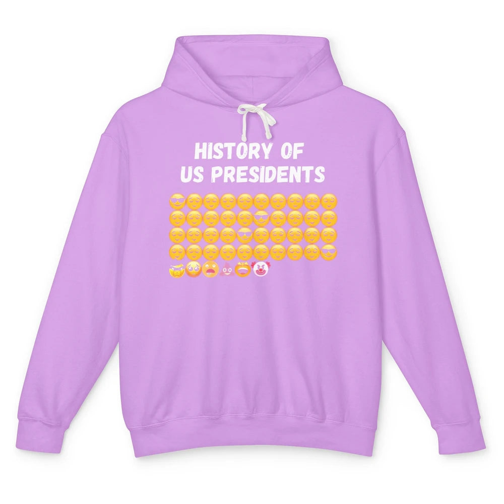 History Of Us Presidents Pro Trump Anti Biden Trump 2024 Unisex Lightweight Hoodie