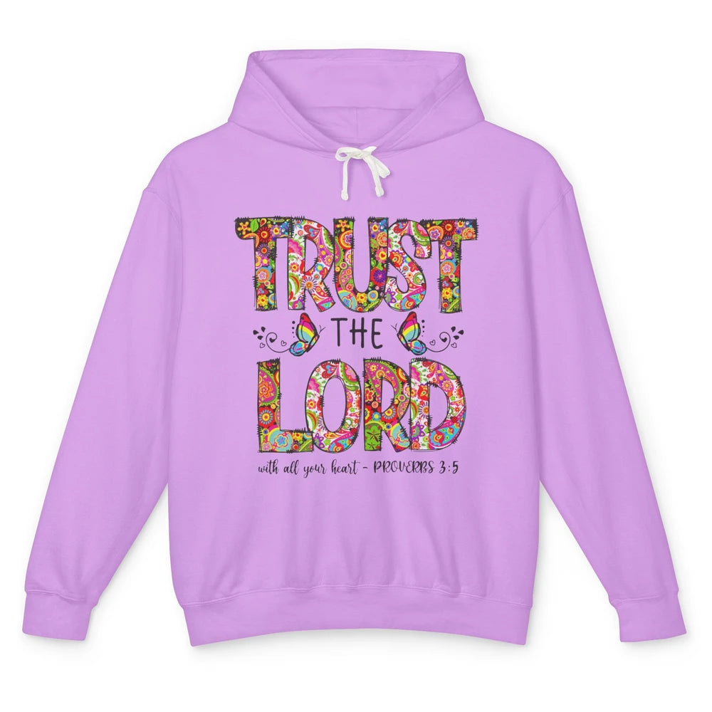 Prayer Bible Verse Religious Trust The Lord Jesus Christian Unisex Lightweight Hoodie