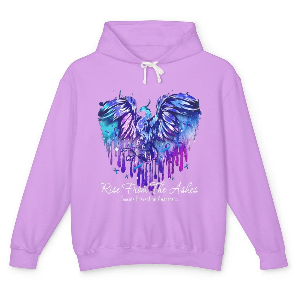 Phoenix Bird Warrior Love Suicide Prevention Awareness Month Unisex Lightweight Hoodie