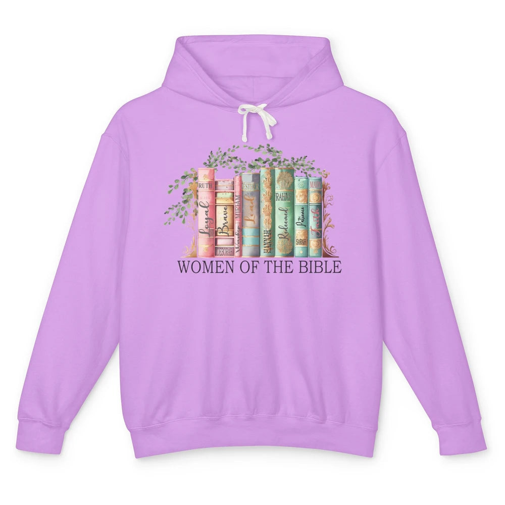 Wildflower Christian Women Of The Bible Religious Book Lover Unisex Lightweight Hoodie