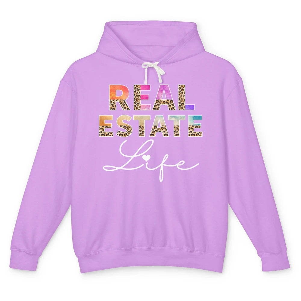 Leopard Real Estate Life Realtor Closing Deal Investor House Unisex Lightweight Hoodie