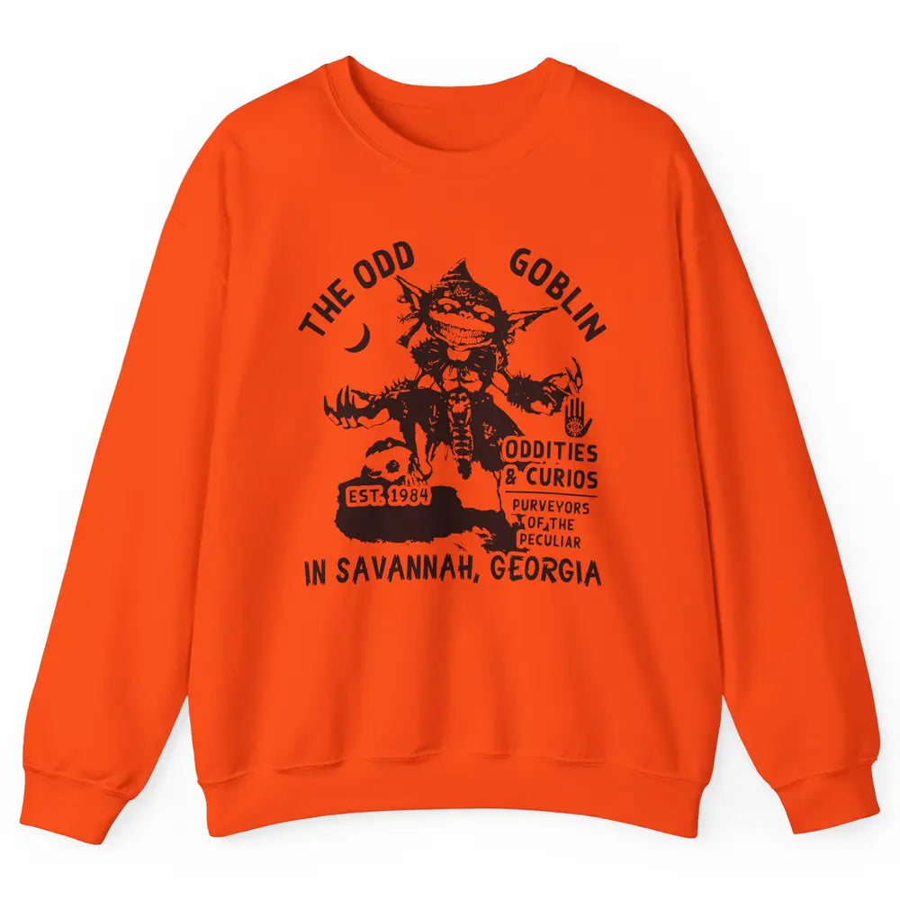 Vintage The Odd Goblin Est 1984 Oddities Savannah Georgia Unisex Crewneck Sweatshirt