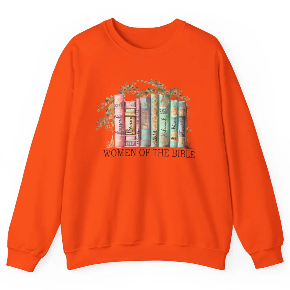 Wildflower Christian Women Of The Bible Religious Book Lover Unisex Crewneck Sweatshirt