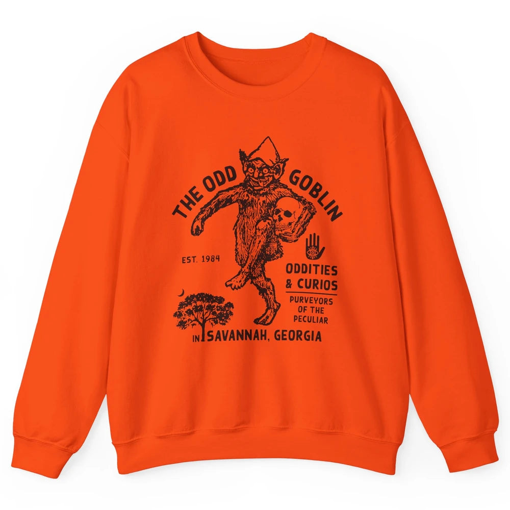 Vintage The Odd Goblin Est 1984 Oddities Savannah Georgia Unisex Crewneck Sweatshirt