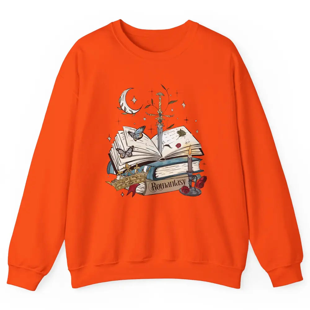 Bookish Romance Reader Librarian Literature Gothic Bookworm Unisex Crewneck Sweatshirt