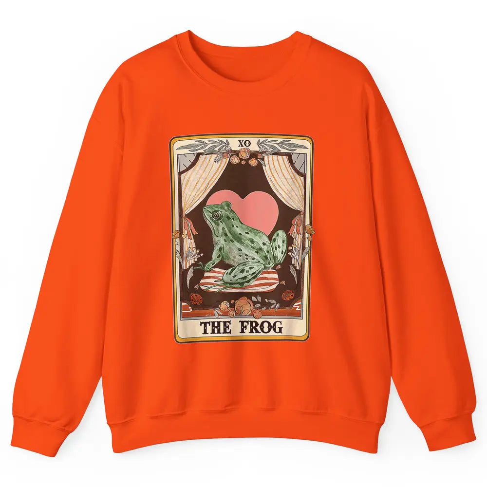 The Ginger Tarot Card Ginger Tabby Cat Ginger Cat Halloween Unisex Crewneck Sweatshirt