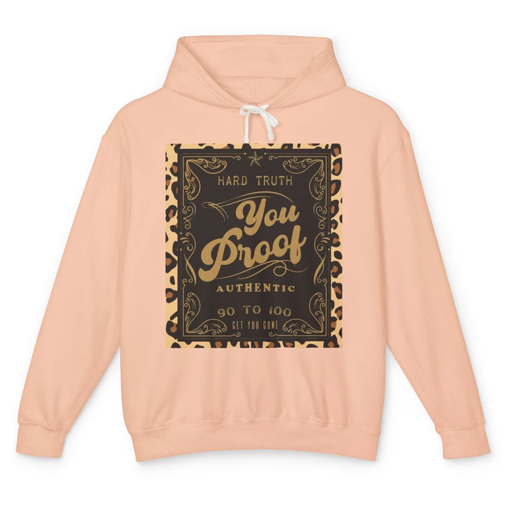 Retro I Need Something You Proof Whiskey Western Country Unisex Lightweight Hoodie