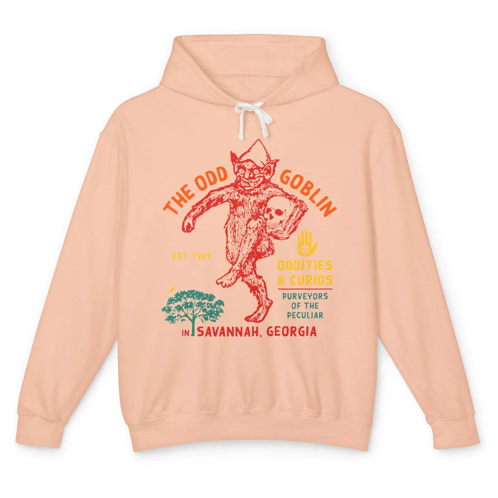 Vintage The Odd Goblin Est 1984 Oddities Savannah Georgia Unisex Lightweight Hoodie