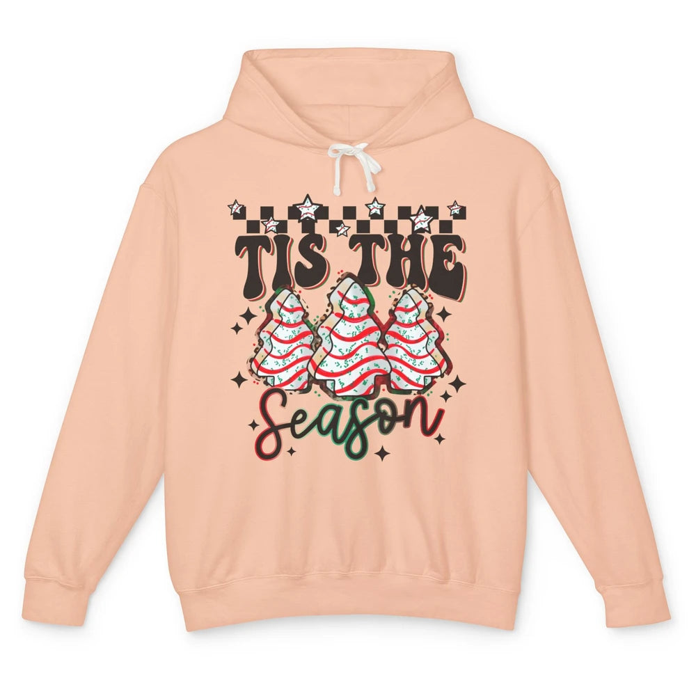 Funny Christmas Tree Cake Tis The Season Debbie Western Xmas Unisex Lightweight Hoodie