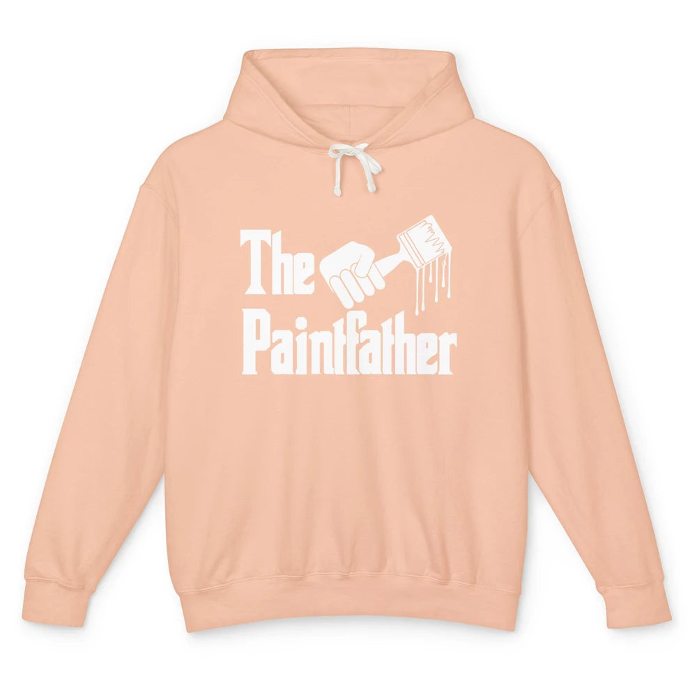 The Paintfather Funny Painter Artist Teacher Art Vintage Dad Unisex Lightweight Hoodie