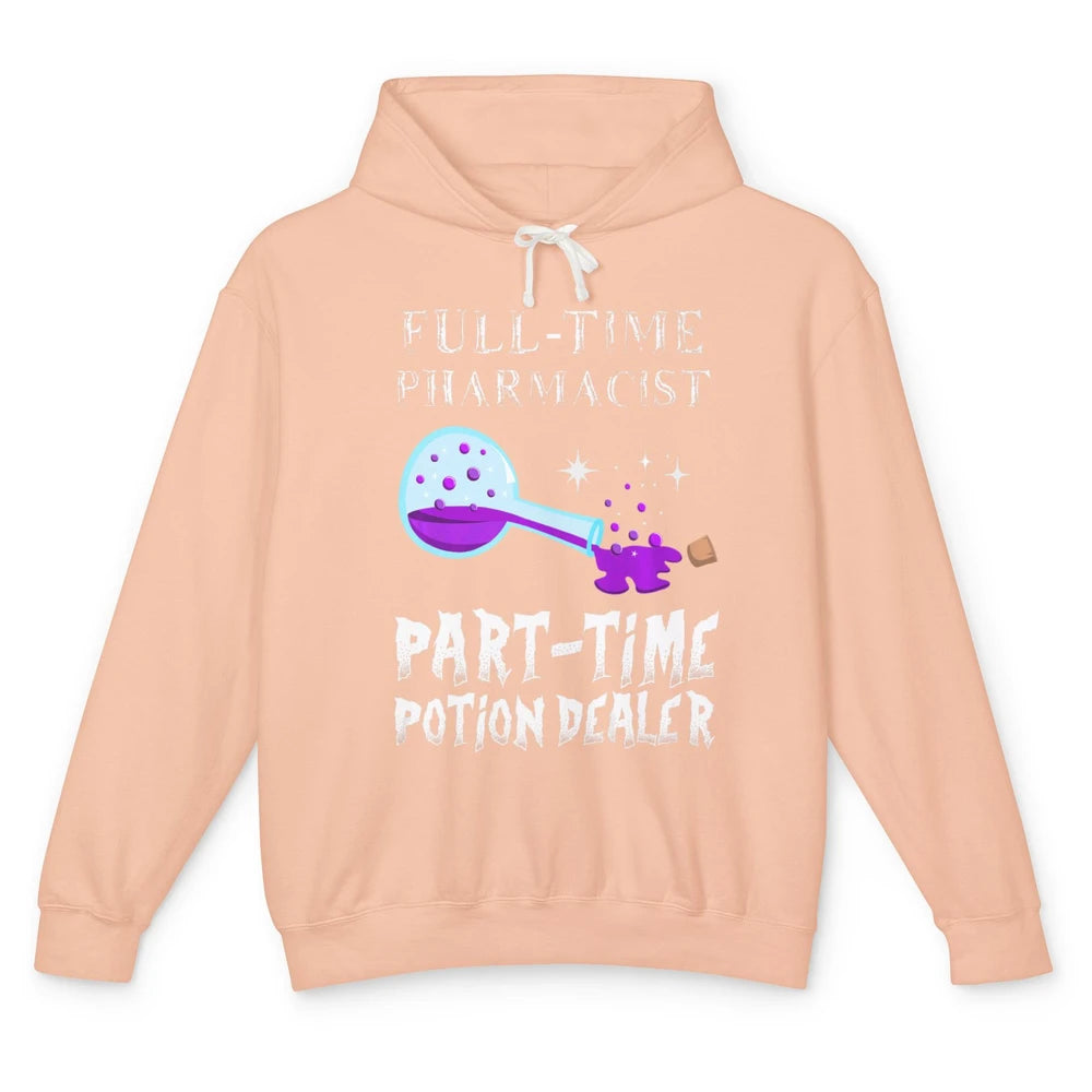 Bottle Potion Dealer Gothic Full Time Pharmacist Aesthetic Unisex Lightweight Hoodie