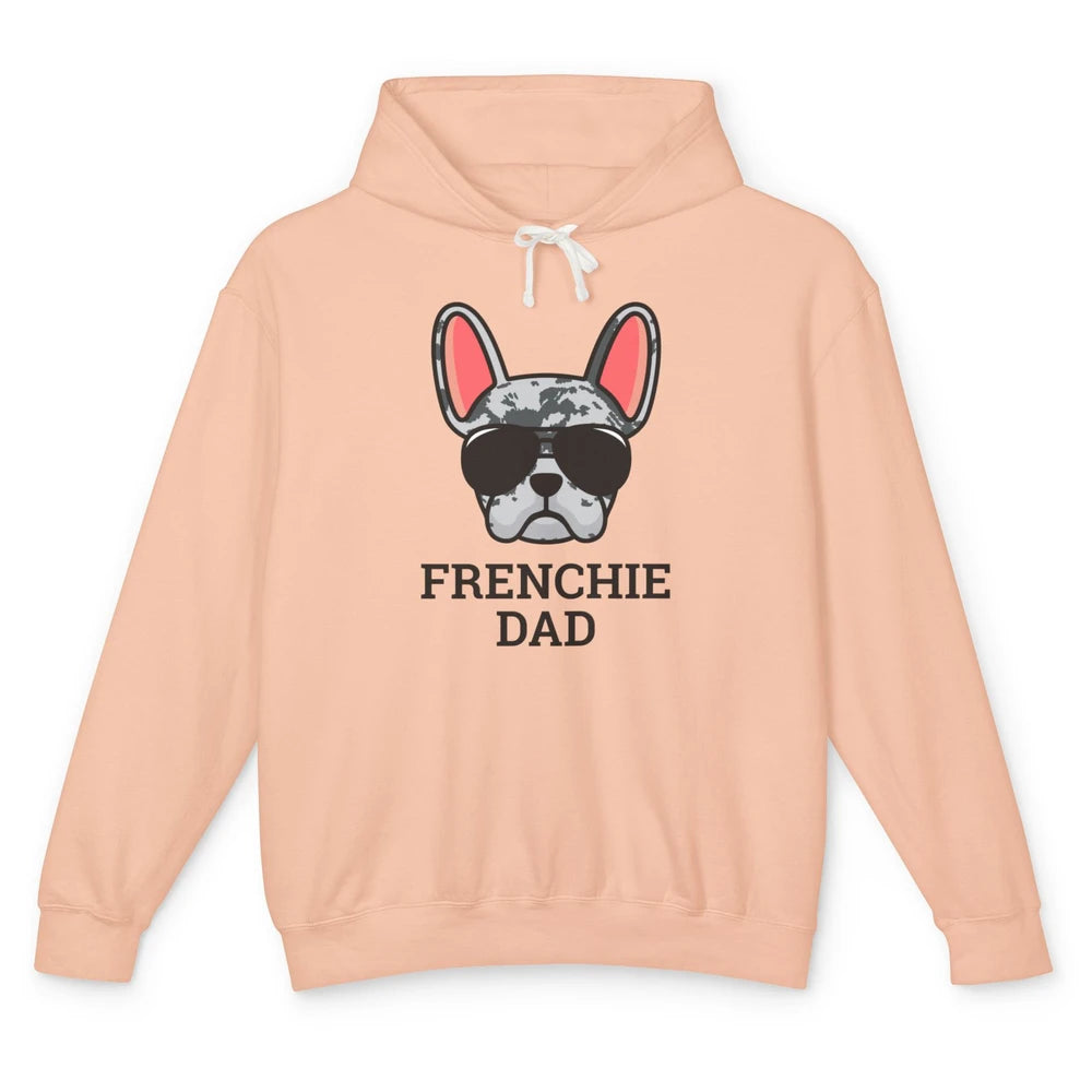 Blue Merle French Dad Frenchie Bulldog Cool Pet Owner Father Unisex Lightweight Hoodie