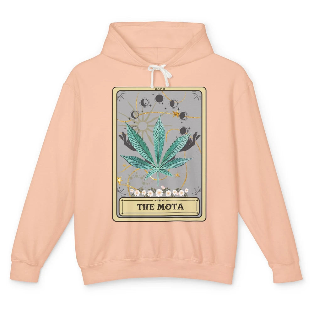 Vintage Weed The Mota Tarot Card Weed Cannabis Marijuana Unisex Lightweight Hoodie