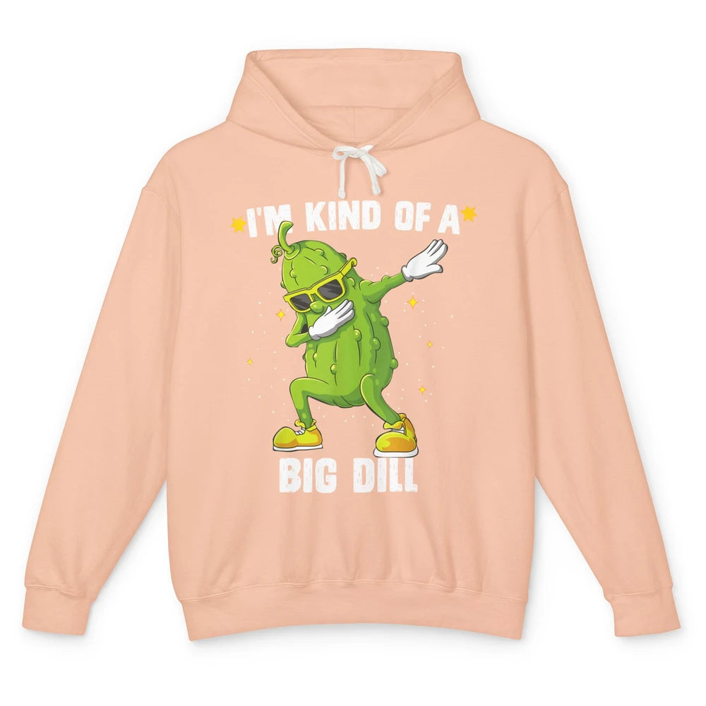 I’m Kind Of Big Dill Pickle Dabbing Cucumber Halloween Unisex Lightweight Hoodie