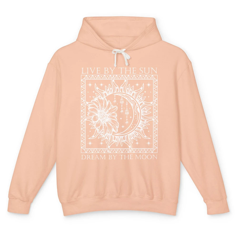 Aesthetic Mystical Sun Moon Gothic Boho Bohemian Astrology Unisex Lightweight Hoodie