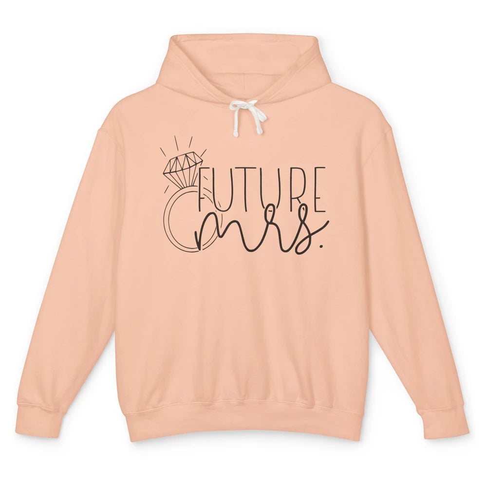 Future Mrs. Bride Squad Engagement Party Bachelorette Gift Unisex Lightweight Hoodie