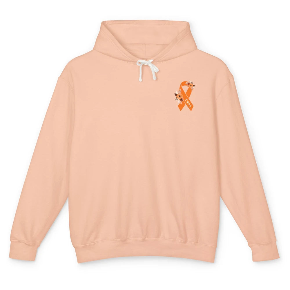 Complex Regional Pain Syndrome Awareness CRPS Orange Ribbon Unisex Lightweight Hoodie