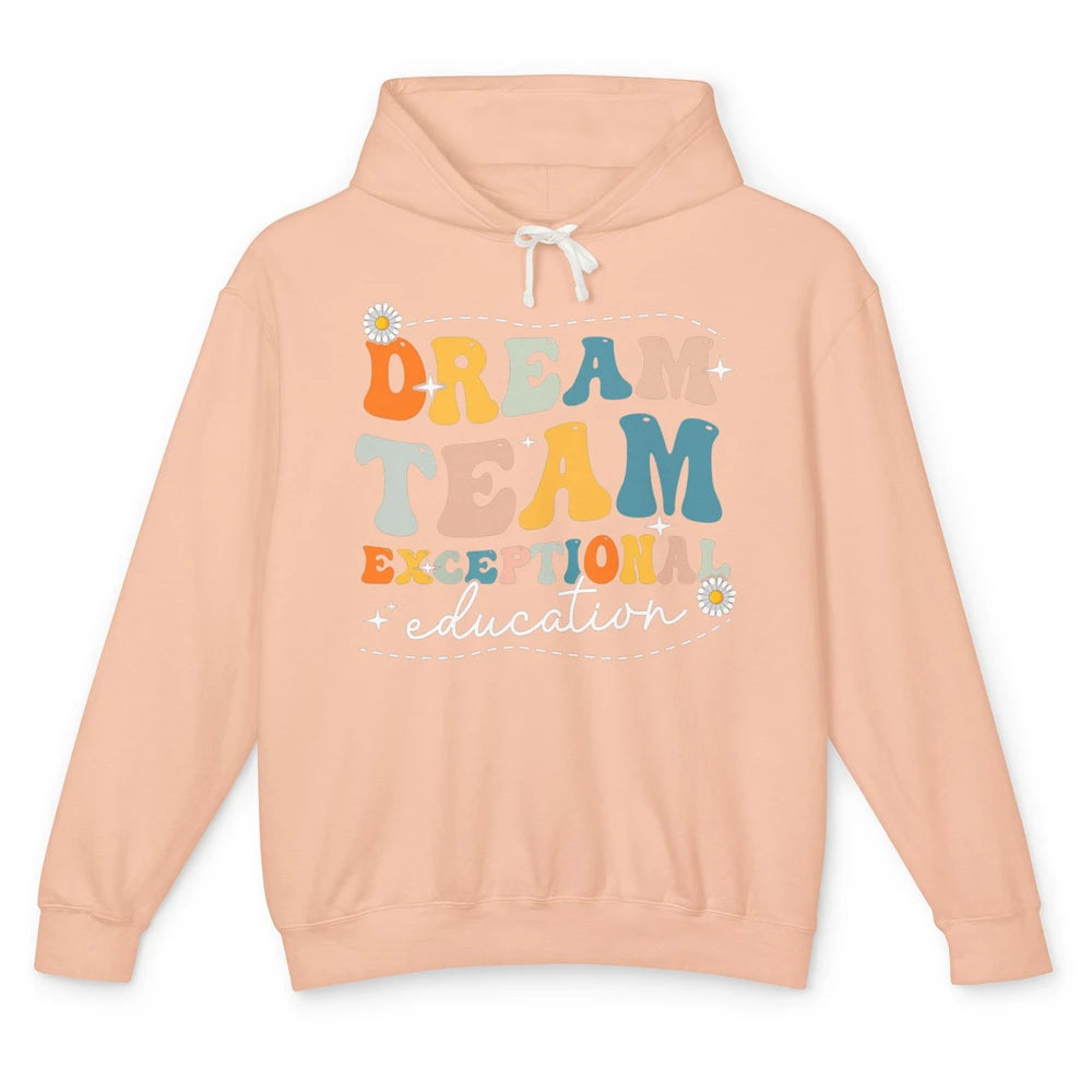 Groovy Dream Exceptional Education Sped Teacher Therapy Boho Unisex Lightweight Hoodie