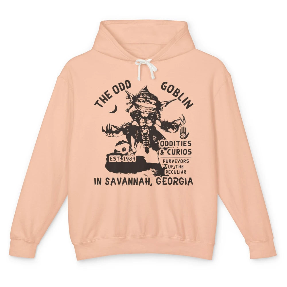 Vintage The Odd Goblin Est 1984 Oddities Savannah Georgia Unisex Lightweight Hoodie