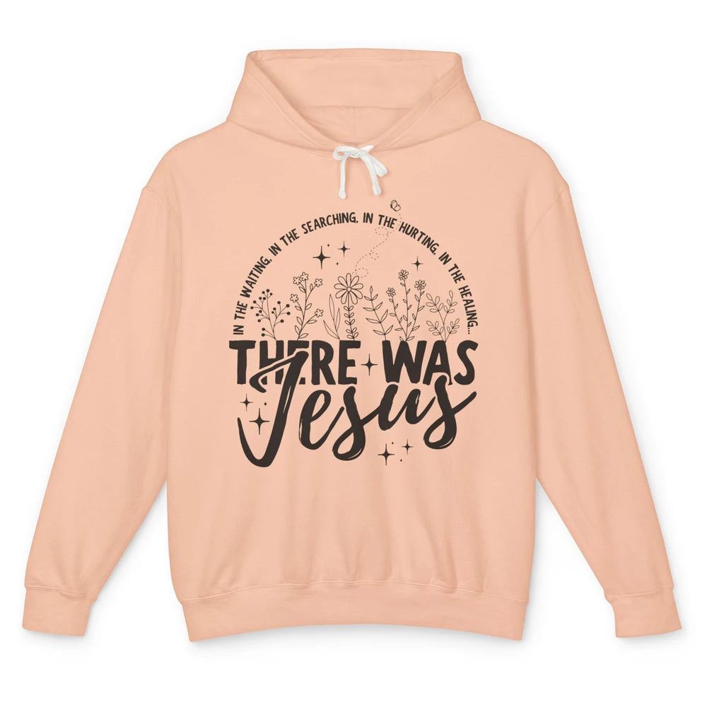 In the Hurting There Was Jesus Boho Christian Bible Floral Unisex Lightweight Hoodie