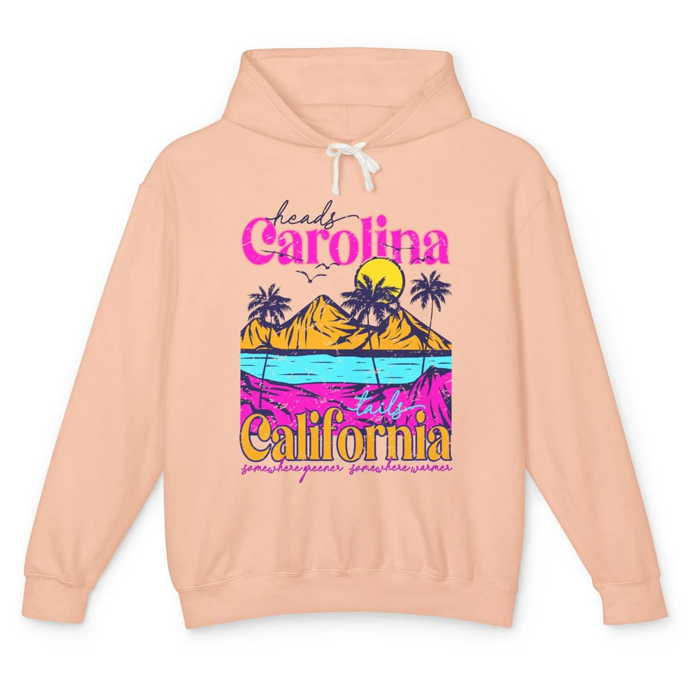 Heads Carolina Tail California Western Summer Beach Paradise Unisex Lightweight Hoodie