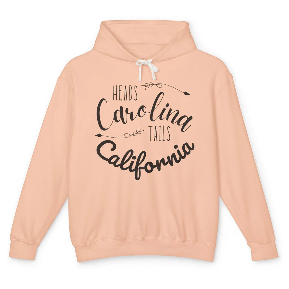 Heads Carolina Tail California Western Summer Beach Paradise Unisex Lightweight Hoodie