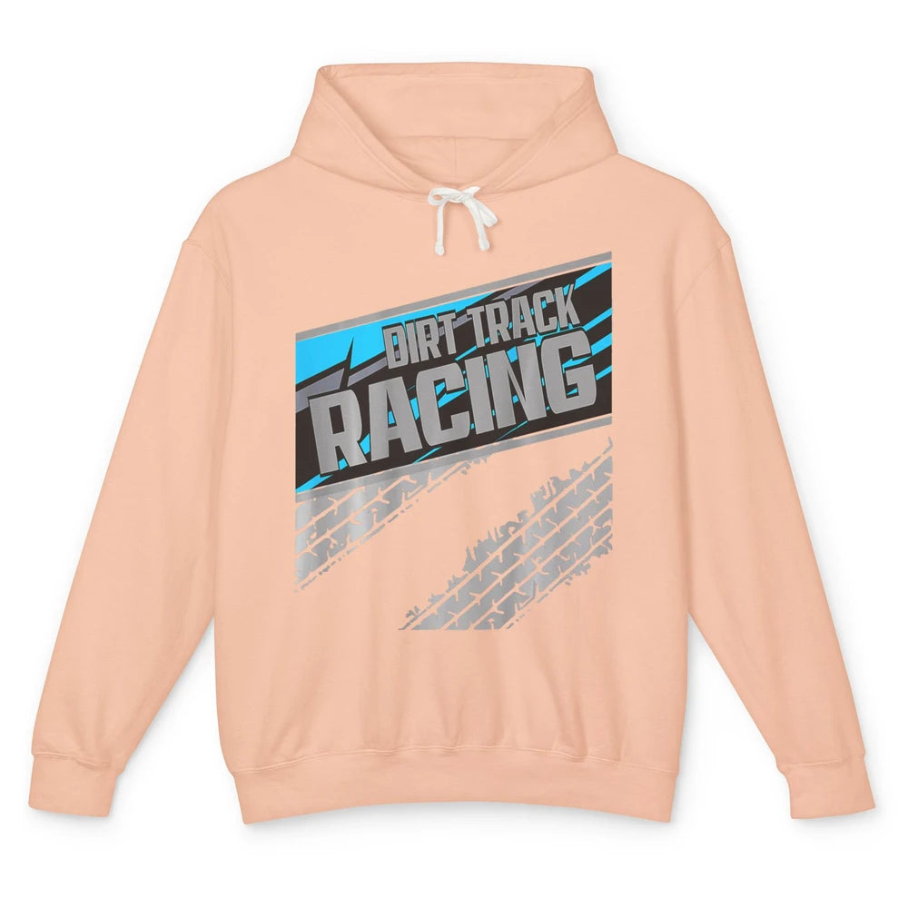 Dirt Track Racing Vintage Retro Sprint Car Speed Race Truck Unisex Lightweight Hoodie