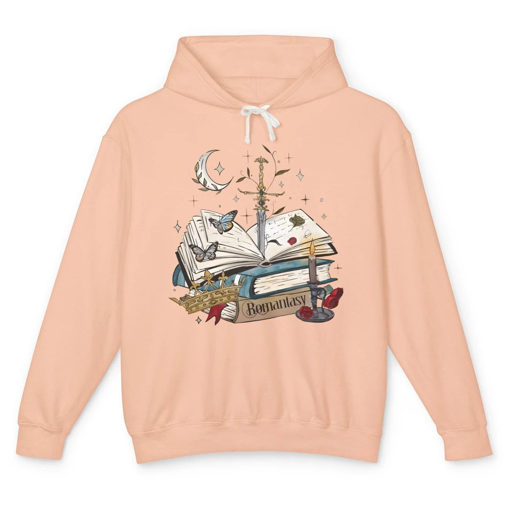 Bookish Romance Reader Librarian Literature Gothic Bookworm Unisex Lightweight Hoodie