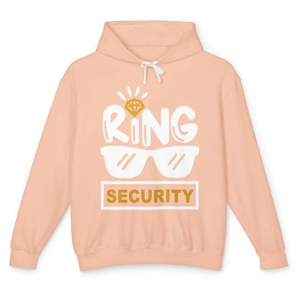 Wedding Ring Security Boy Girl Ring Bearer Wedding Party Unisex Lightweight Hoodie