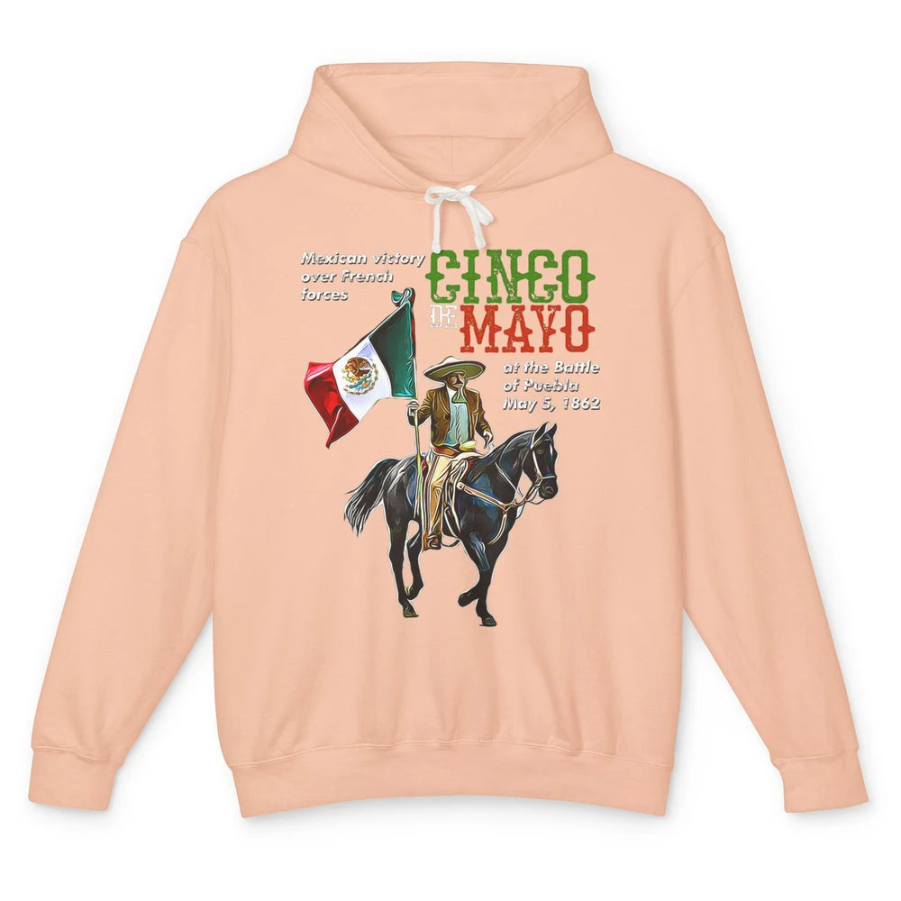 Battle Puebla May 5 1862 Cinco De Mayo Party Fiesta Mexican Unisex Lightweight Hoodie